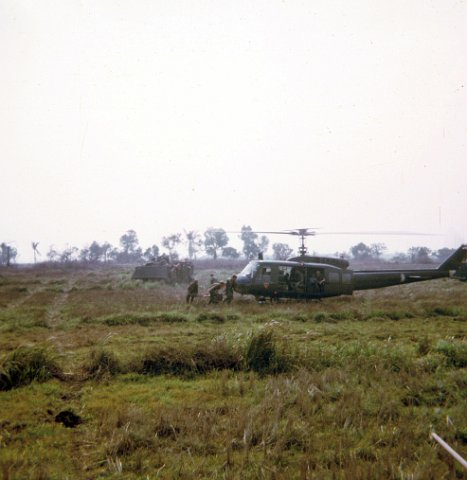 Commander's chopper used for dustoff