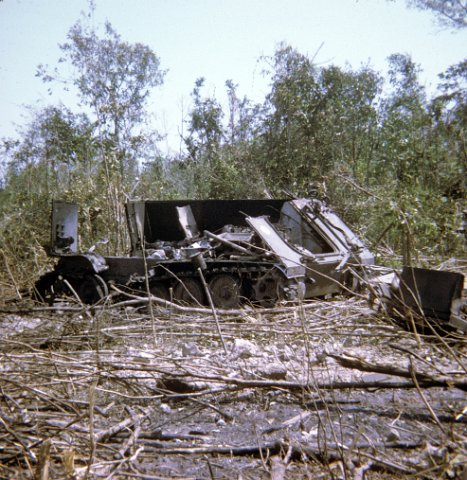 RPG hit on 3rd platoon track - other side