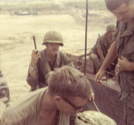 x Steve and 2-2 on the Road me with m16 in background